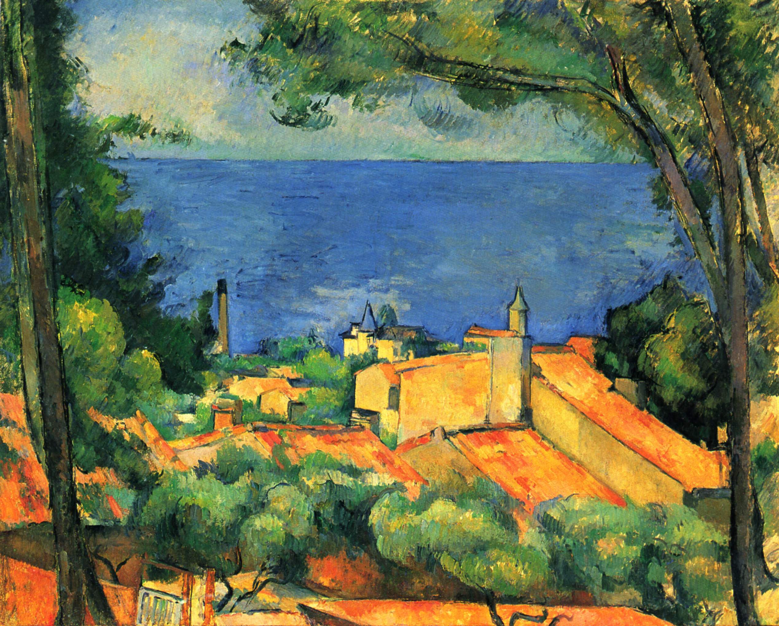 example image Cezanne painting