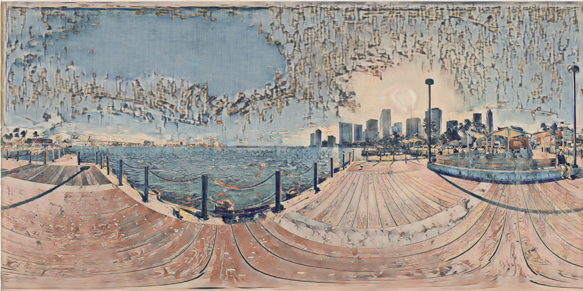 example image Style transferred